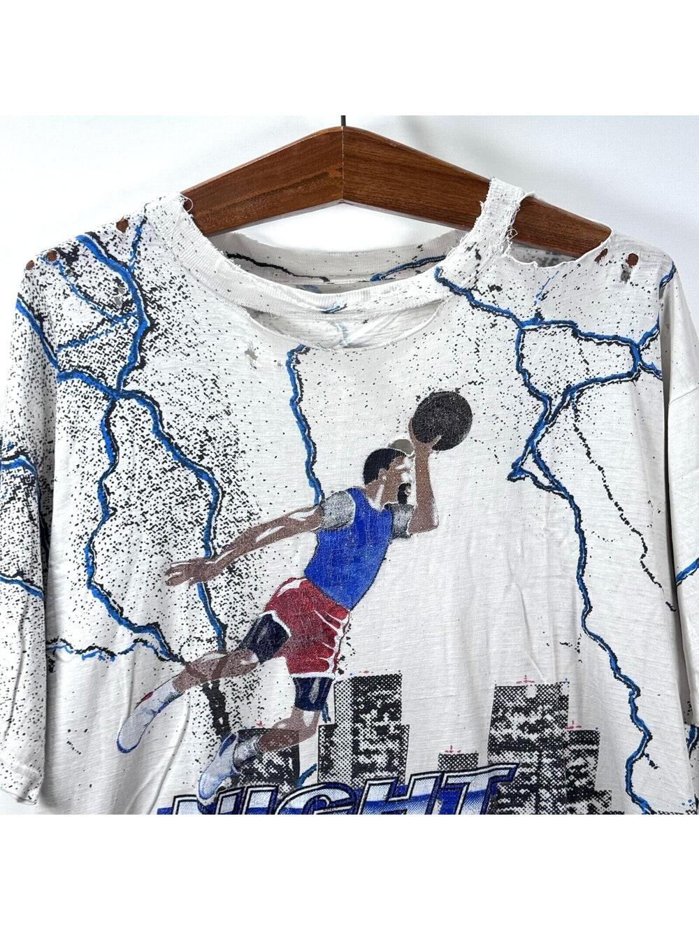 Rare 90s Night Flight Mega Top T-Shirt - Xl View 3